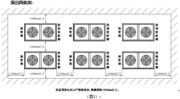 風(fēng)冷式冷（熱）水機(jī)組安裝圖及使用說(shuō)明